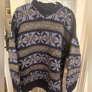 Sheep Landia 100% Wool Handmade Sweater